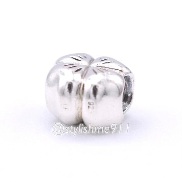 Authentic PANDORA Irish Shamrock Clover Four Leaf Bead - 790157 - Picture 7 of 9